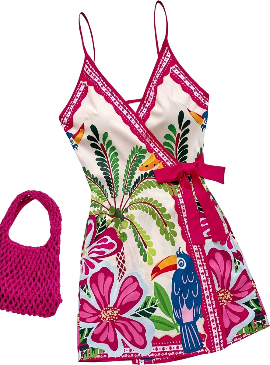 Currero Zomerjurk Dames Zomerjurken Volwassenen Vrouwen Midi Jurk Ibiza Stijl Sundress Dress Veelkleurig 2 S Multicolor