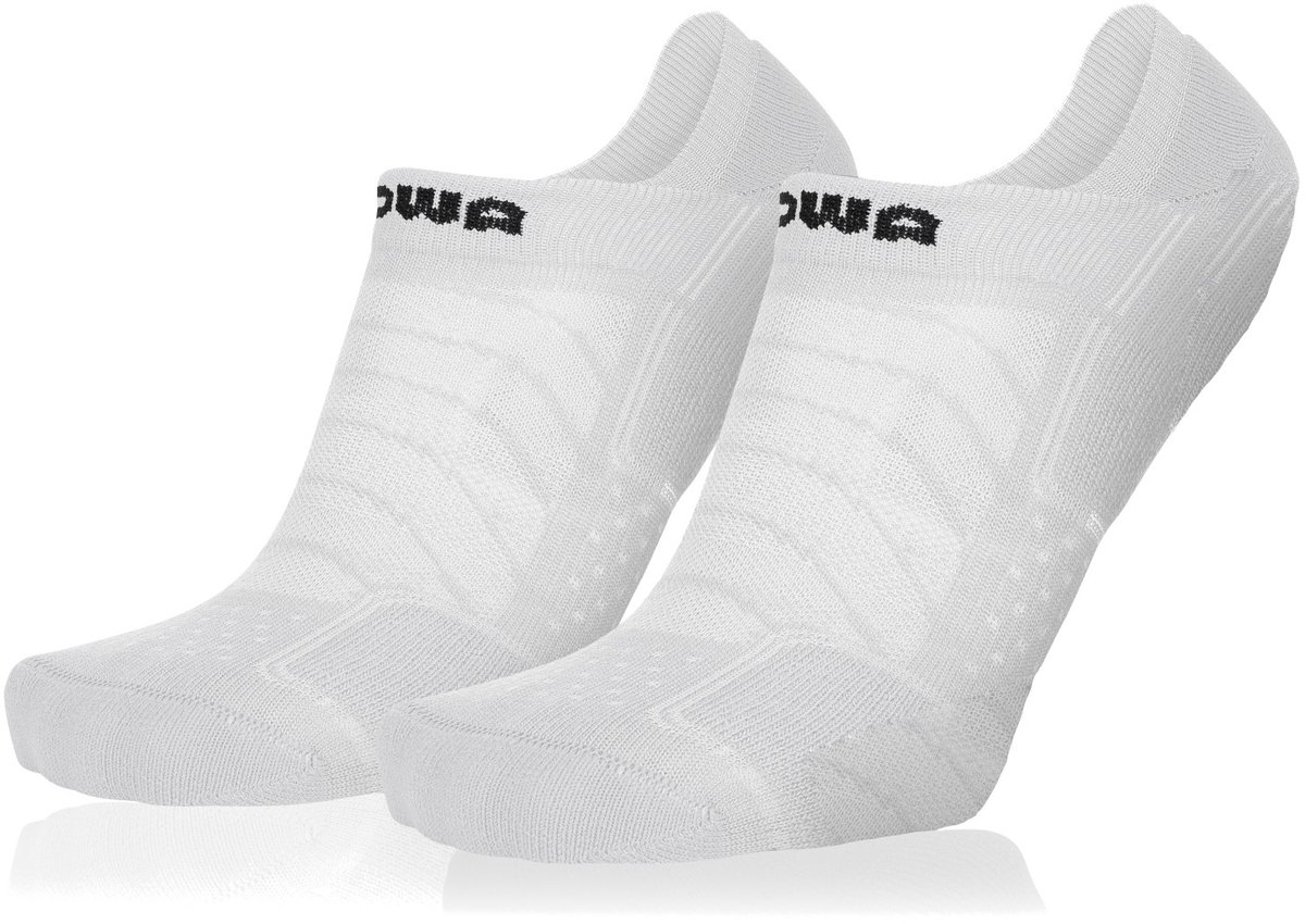 Lowa Everyday No-Show Merino wol 2-pack - Wit - 42-44 - Enkellaags sokken, footies of sneakersok, 2 paar