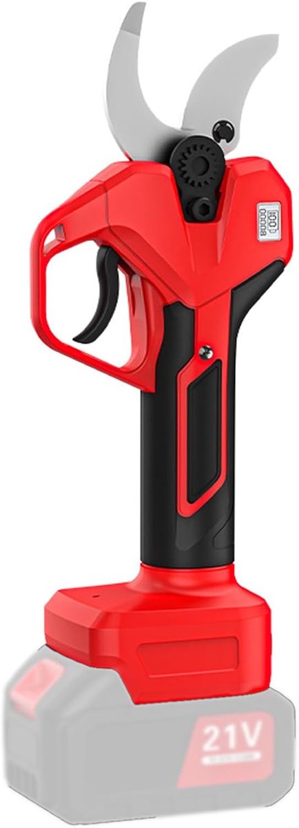 Elektrische Snoeischaar - Snoeischaar Accu Snoeiheggenschaar - Tuinonderhoud - Borstelloze Motor - 12 Inch Snijdiameter - Zwart