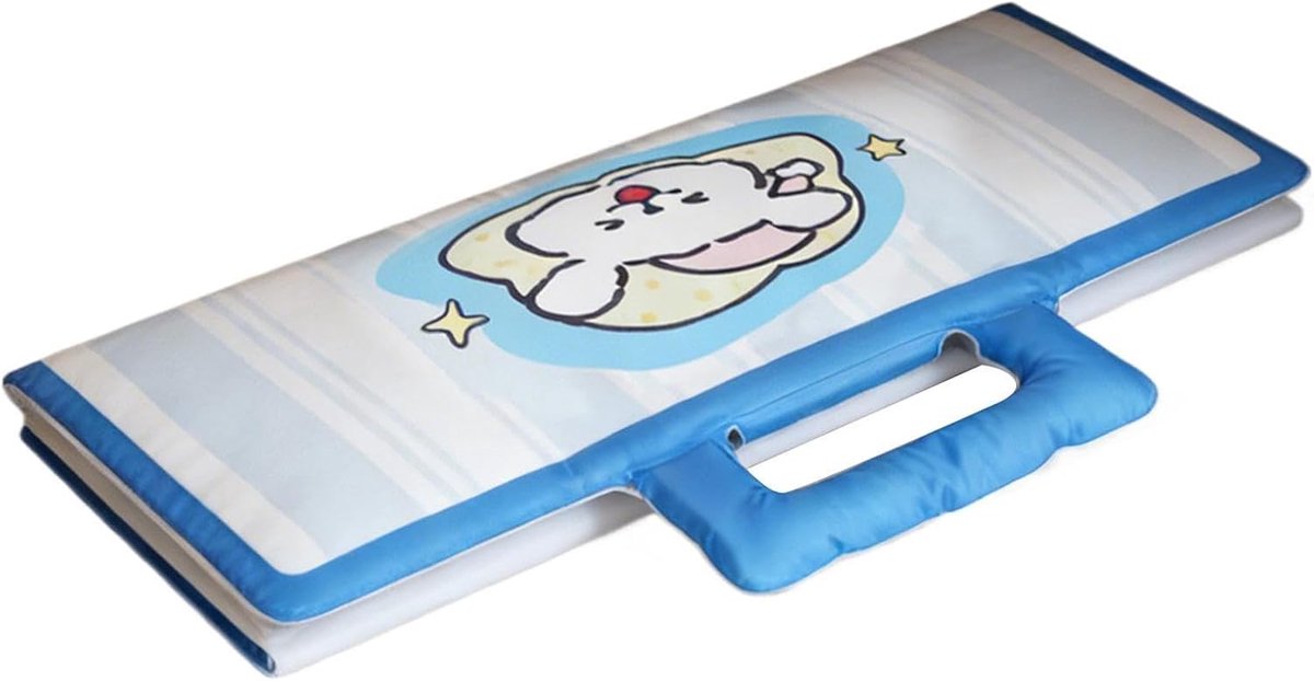 Hondenkoelmat - Huisdierenmat - Hitte voorkomen - Drukgeactiveerde gel - 82 cm - Blauw