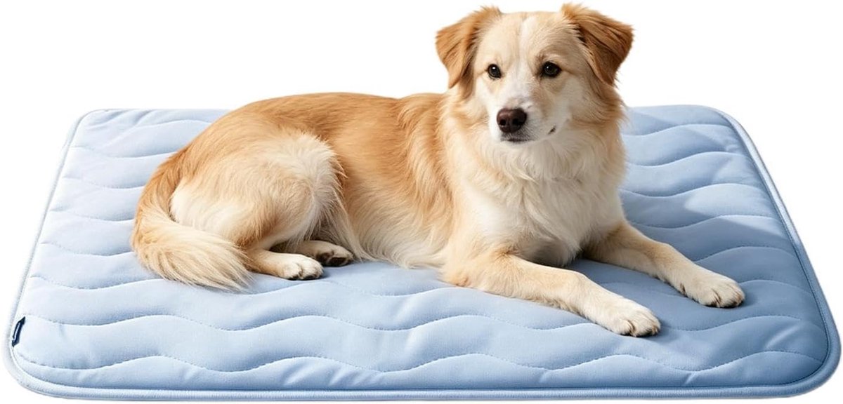 Koelmat Hond - Hondenmat Zomer - Huisdier Koelen - Geen Stroom Nodig - XL - Lichtblauw