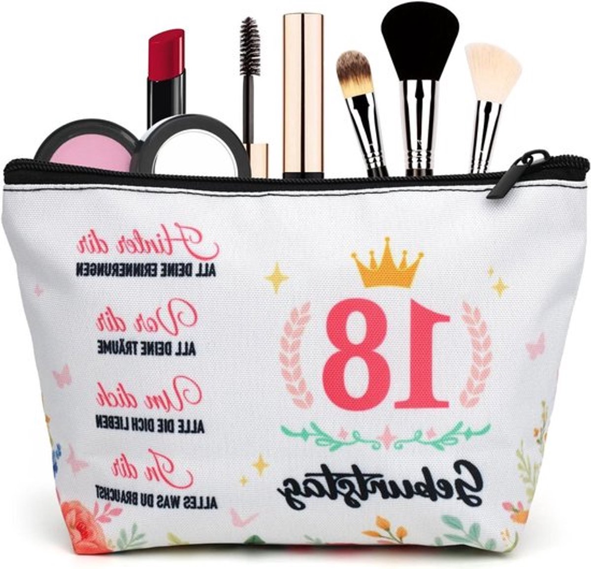 Make-up tas voor 18e verjaardag zus of vriendin