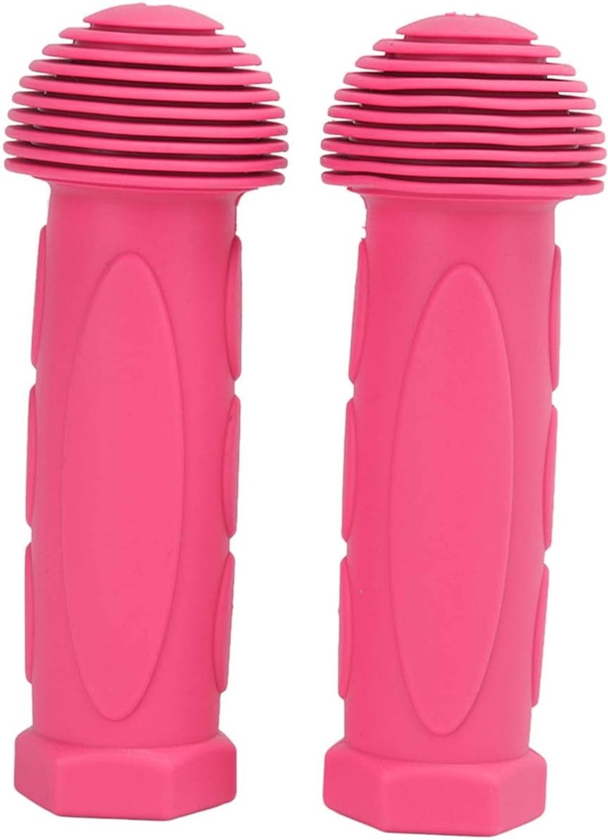 Fietsstuurgrepen Kinderen - Handgrepen Rubber - Veilige Rit - Scheurbestendig Materiaal - 12 cm Lengte - Zwart