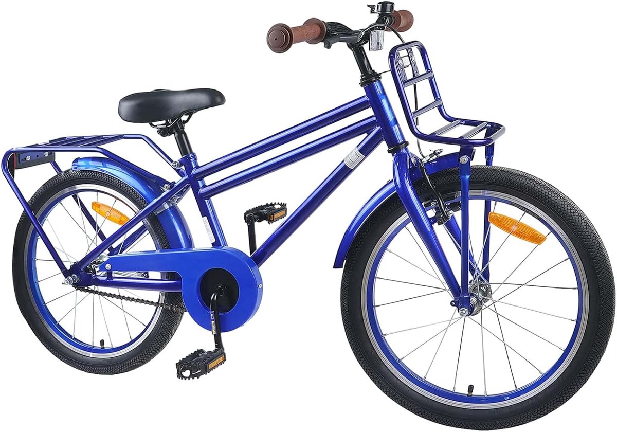 Kinderfiets sfiets sfiets Veilig Leren Fietsen Eenvoudig Systeem 22 inch Donkerblauw