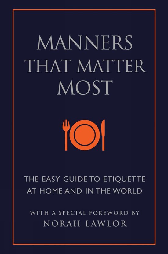 Manners That Matter Most - cover