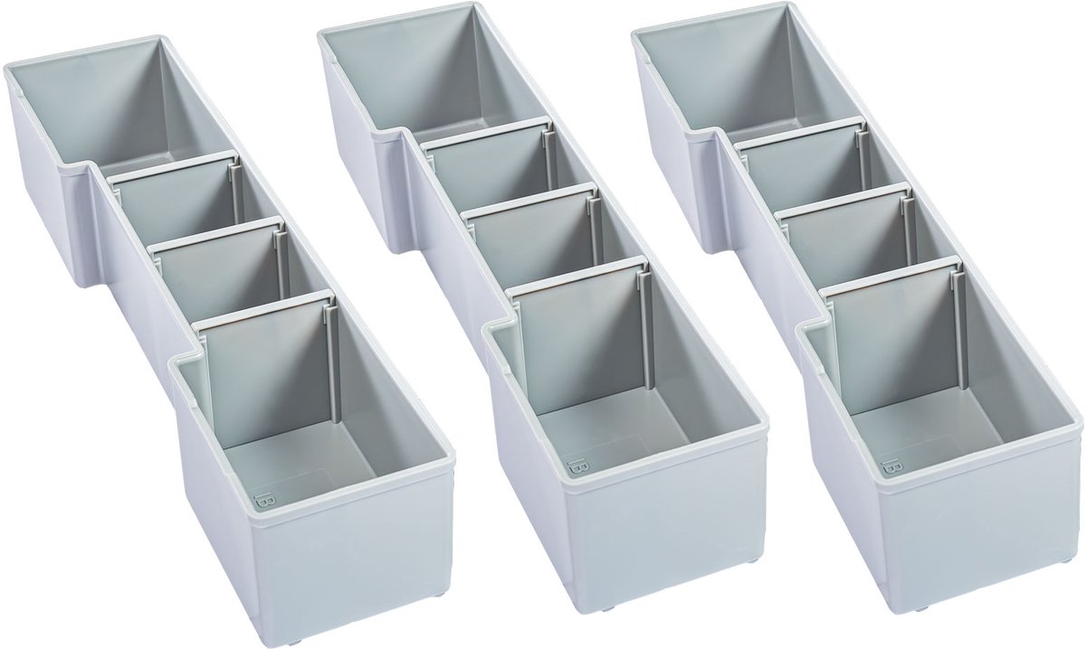 ### Opbouw### NaamBS Systems Inzetbox U3 grijs BSS 3 St.