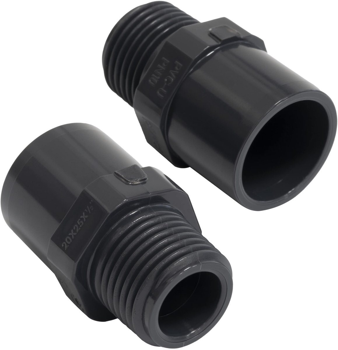 Solidchoice - Set van 2 Koppelingen voor Ø20mm en Ø25mm Pijpen