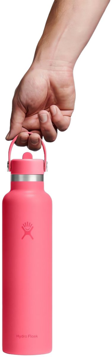 Hydro Flask Standard Mouth Flex Straw Cap Popstar Pink thermosfles, 621 ml – foto 3