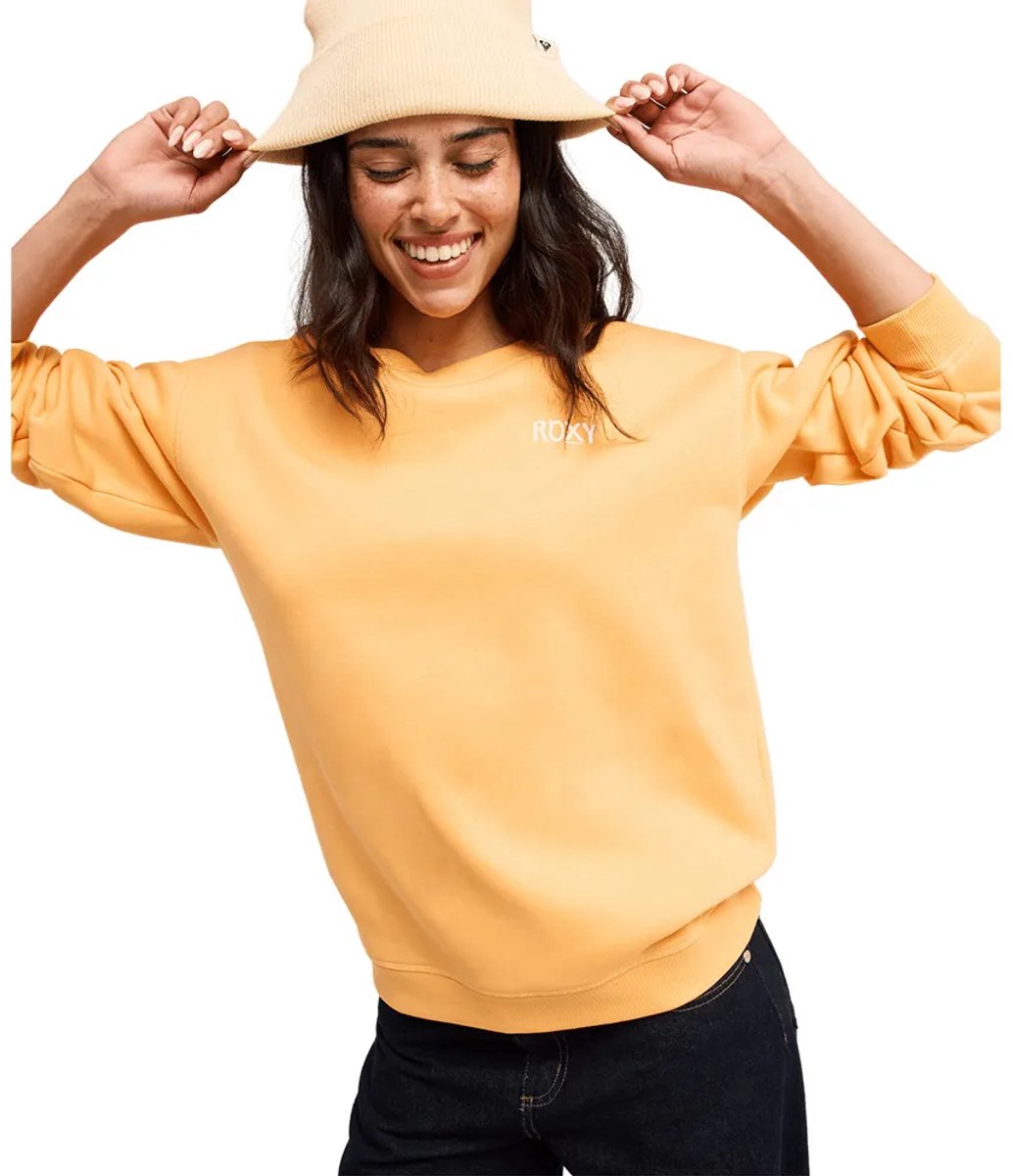 Roxy Surfstoked Cr V Sweatshirt L Vrouw Oranje