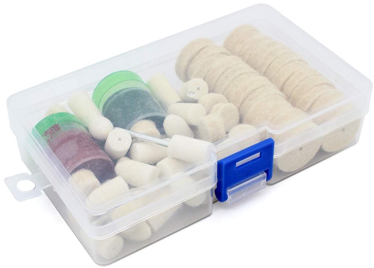 Solidchoice - Polijstpad Kit met 76 Stuks voor Draaigereedschap