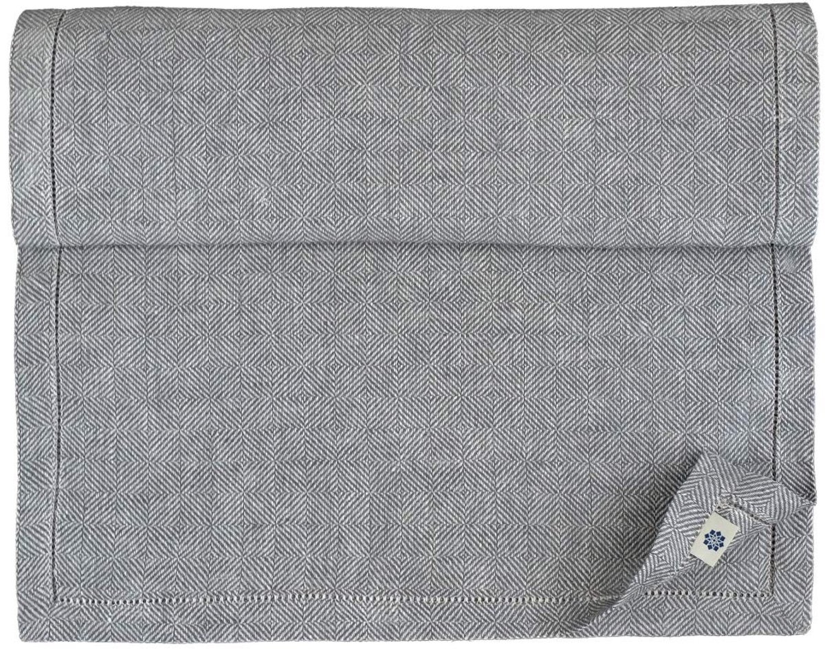 Solidchoice - Luxe Tafelrunner van Linnen en Katoen - Scandinavisch Design, 100% Wasbaar