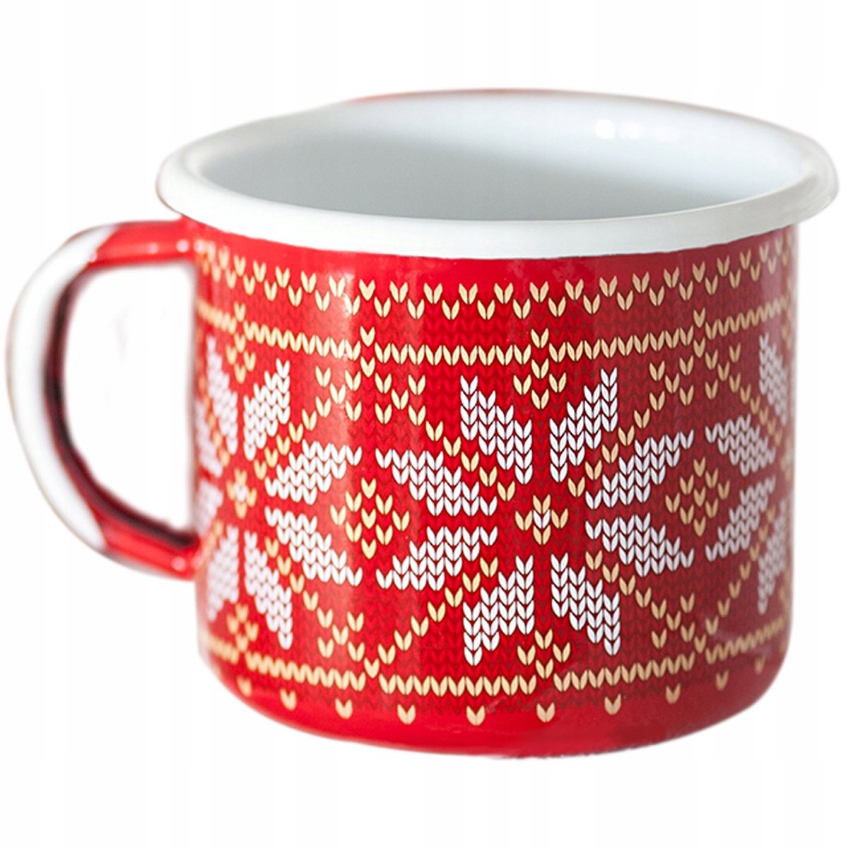 Emalco Keramische Mok 350ml - Kerst Collectie - Rood