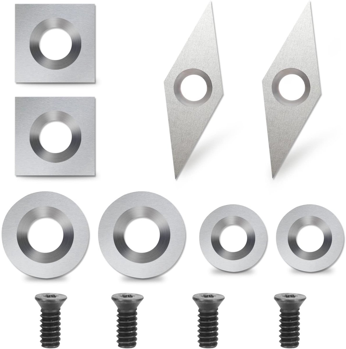 Solidchoice - Wisselplaten voor Draaigereedschap, 8 Stuks van Hardmetaal
