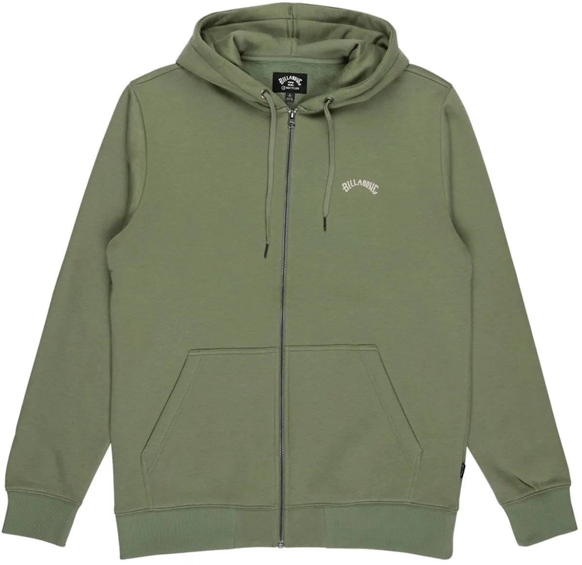 Billabong Arch Sweatshirt Met Rits Groen S Man