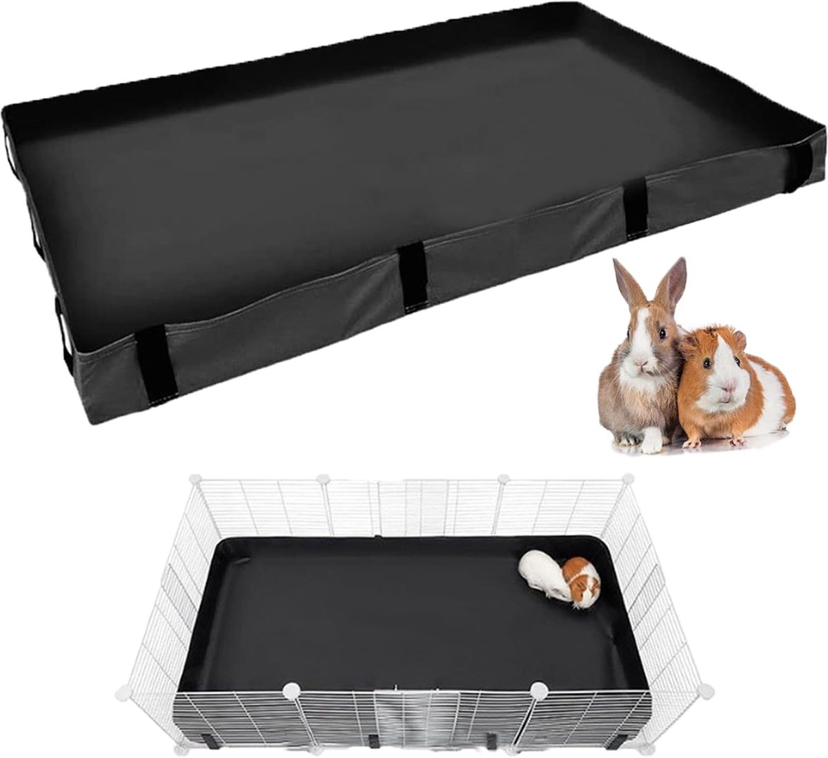 Solidchoice - Waterdichte Bodembedekking voor Cavia Kooien, Duurzaam en Praktisch