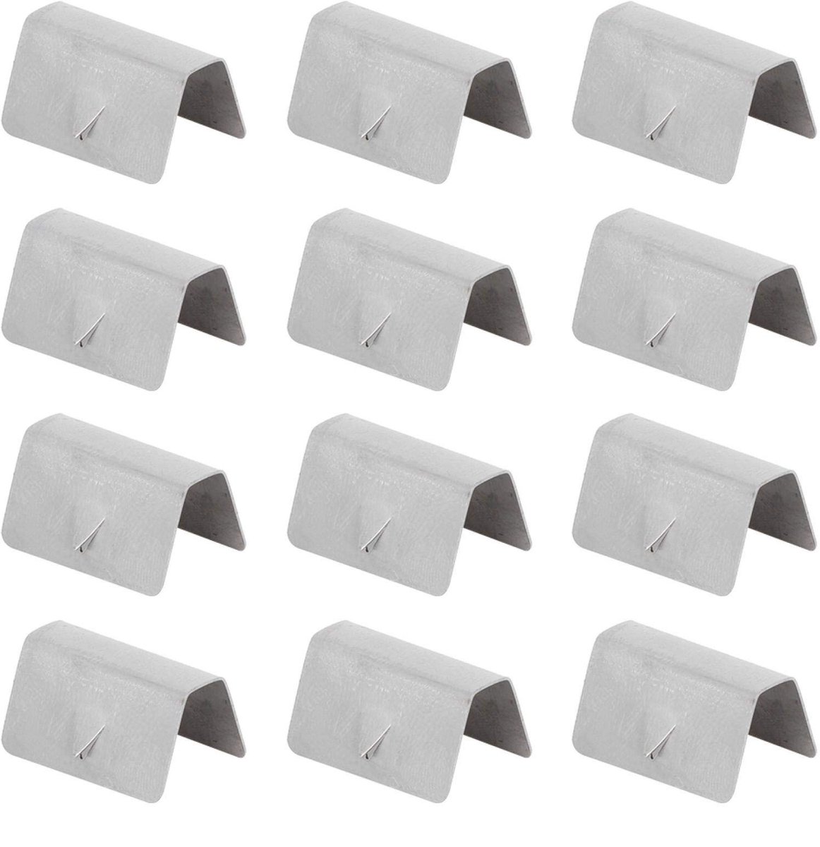 Solidchoice - 12 Stuks RVS Bevestigingsclips voor Auto Winddeflectors