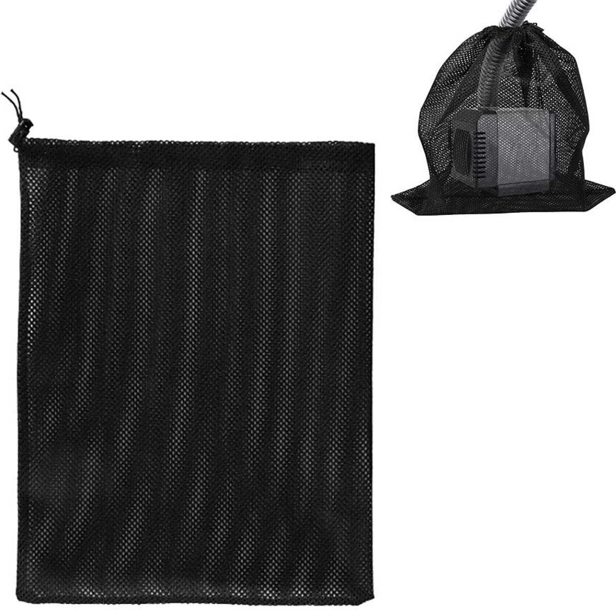 Solidchoice - Pompbarrière voor Waterpompen - Effectieve Bescherming (41 x 31 cm, Zwart)