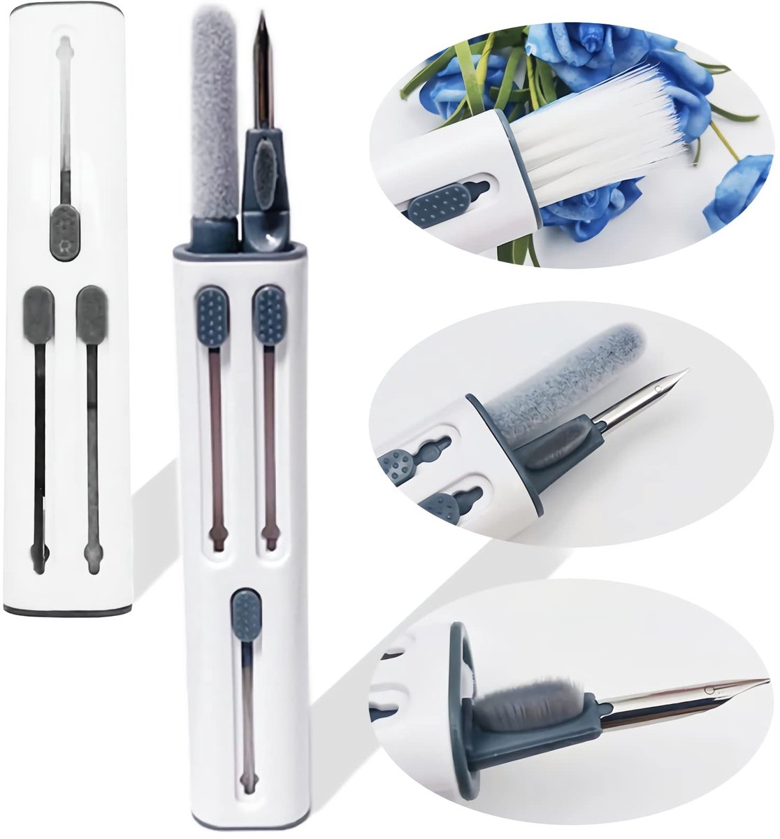 Solidchoice - 3 in 1 Hoofdtelefoon Reinigingsset