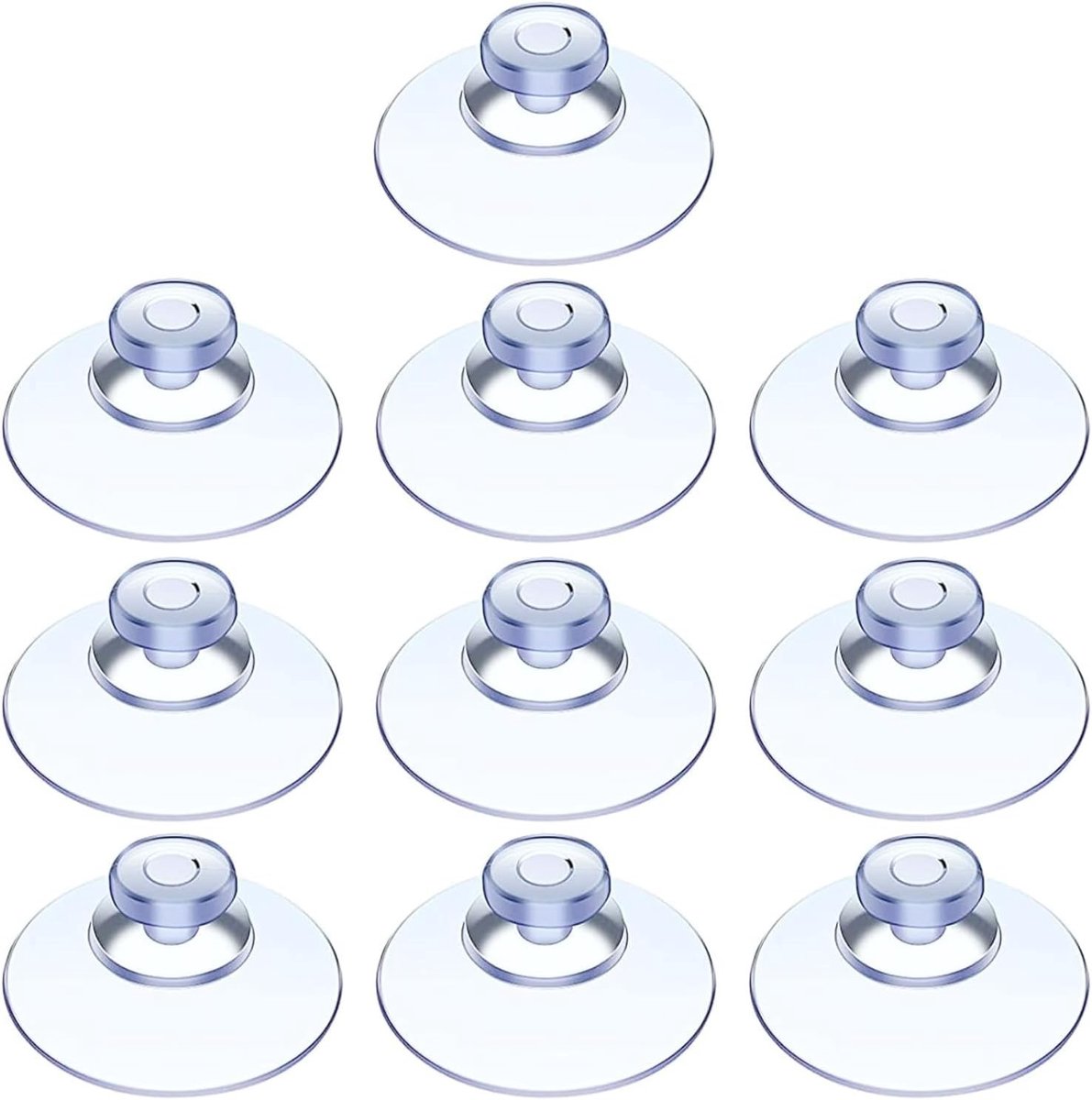 Zuignappen - Transparant - 20 mm - PVC Plastic - Voor Binnen en Buiten
