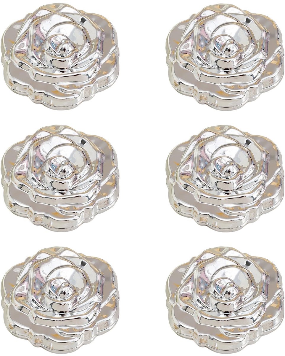 Solidchoice - Set van 6 Compacte Rozenvorm Spiegels - Perfect voor Bruiloften en Cadeaus