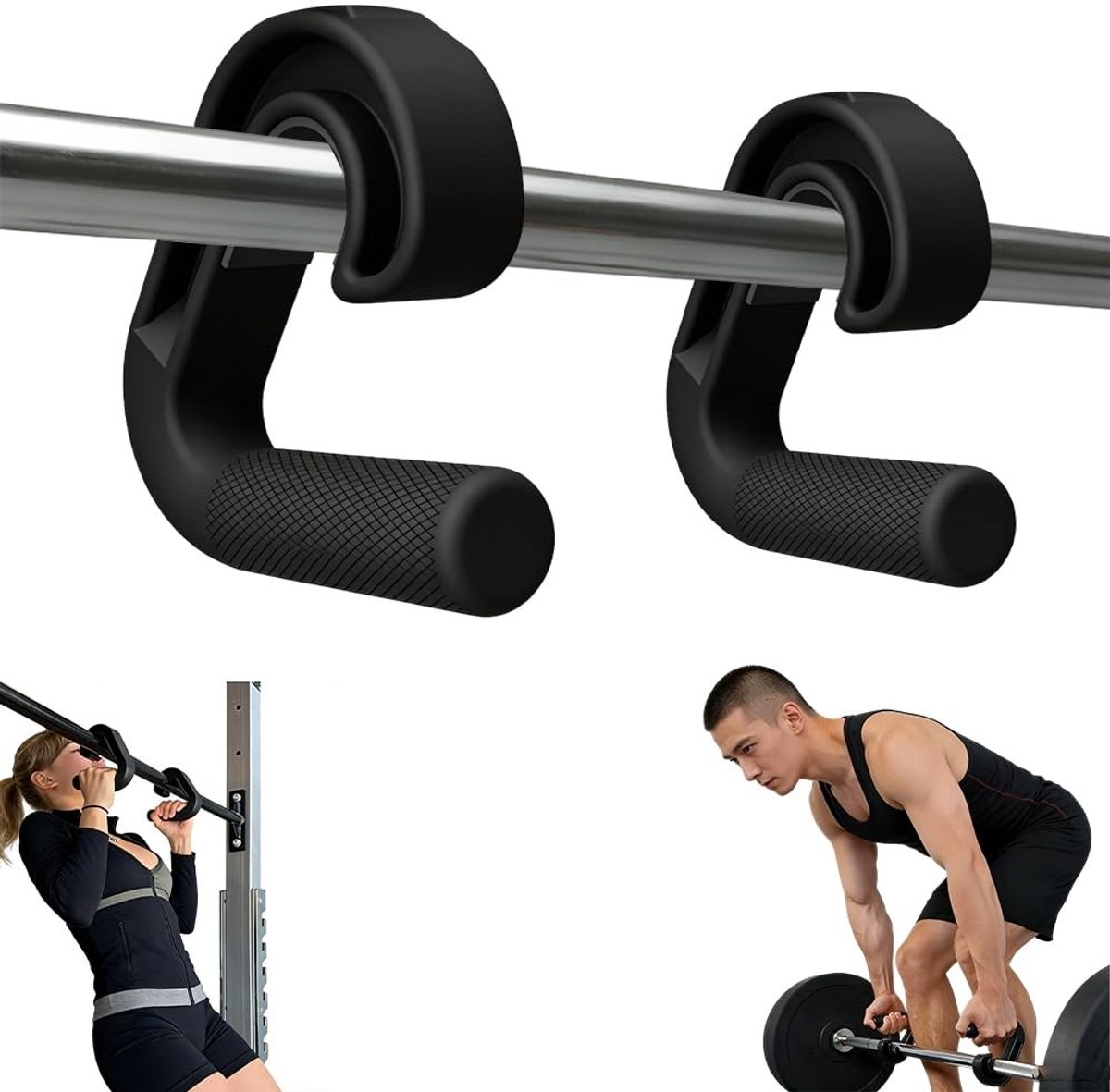 Solidchoice - Set van 2 Fitness Handgrepen voor Krachttraining