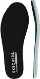 Zwarte Skechers Air-Cooled Memory Foam binnenzool, met witte en blauwe lagen aan de zijkant.