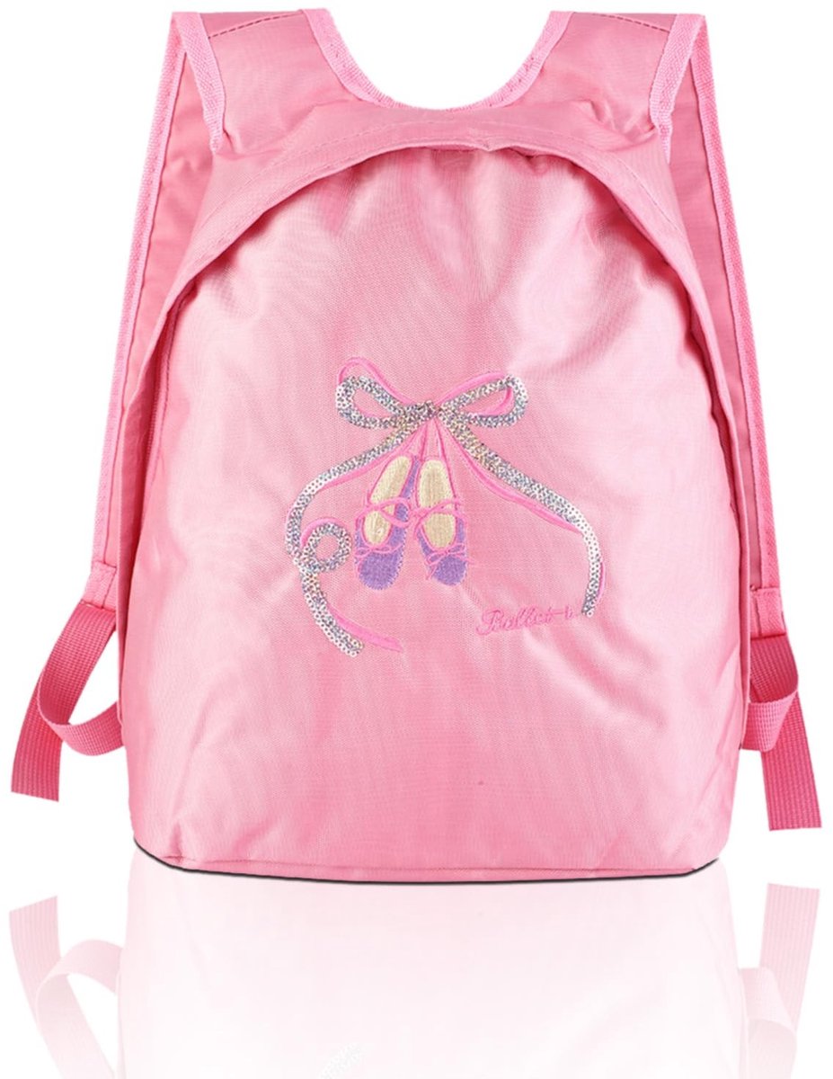 Solidchoice - Ballettas voor Meisjes - Sportplunjezak met Ritssluiting in Roze