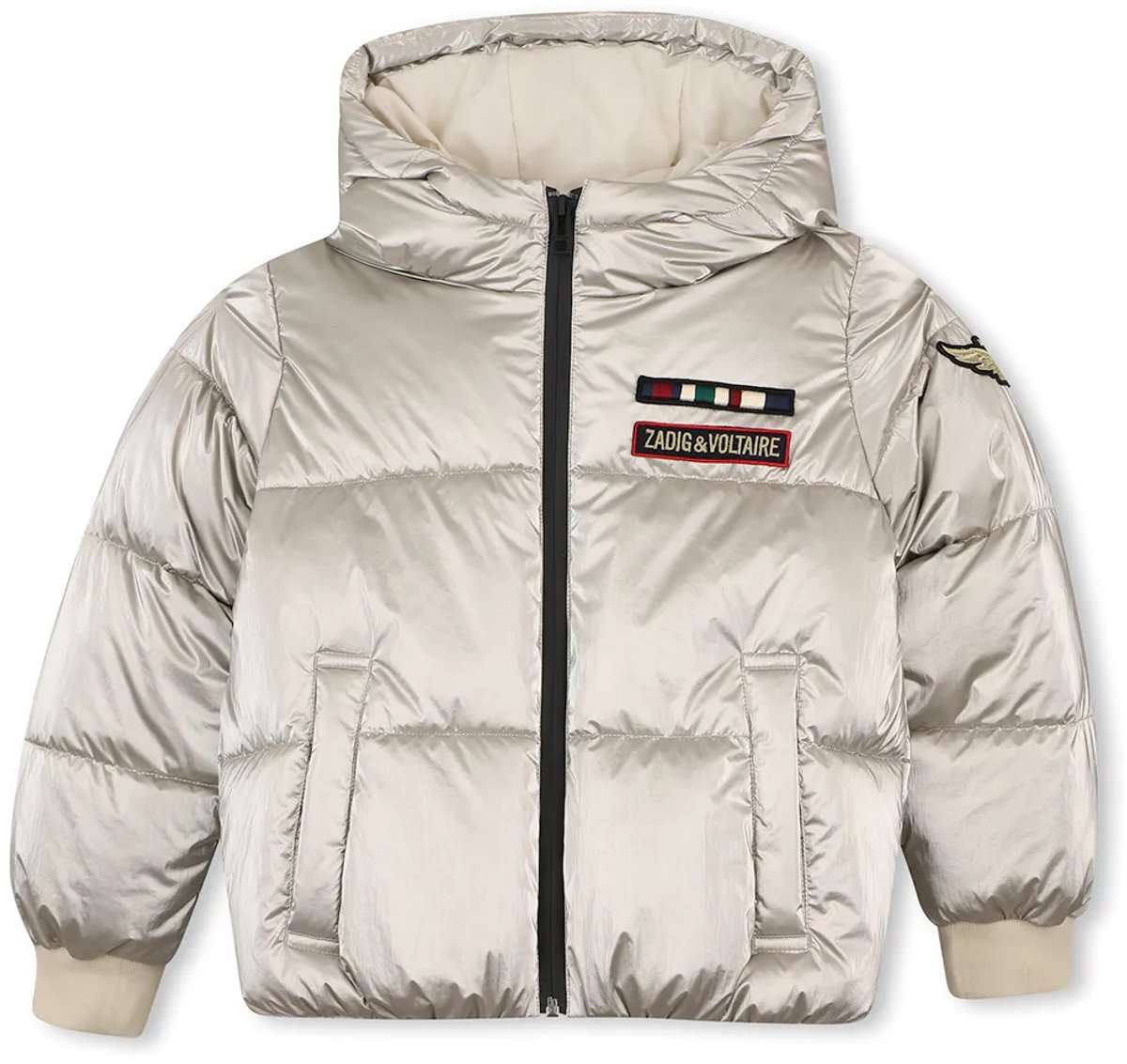 Zadig & Voltaire X60890 Jas Beige 16 Years Meisje