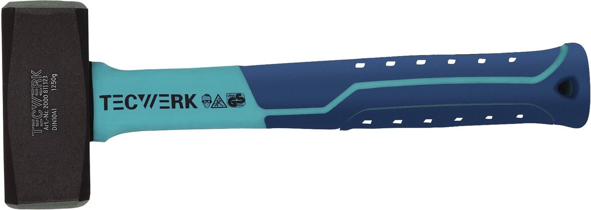 Vuistbijl kop-G.1250g glasvezel TECWERK
