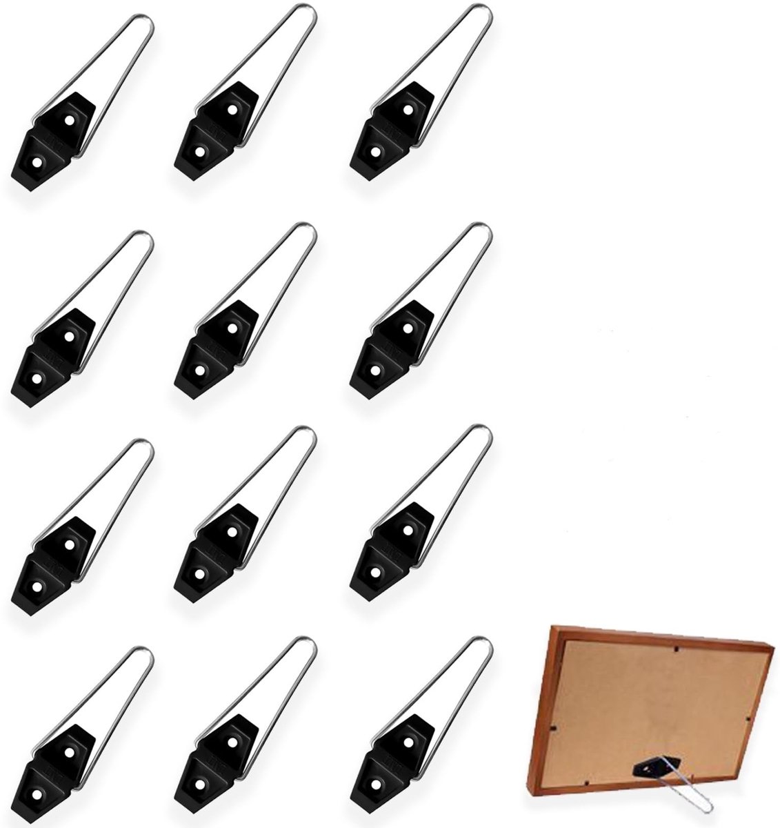 Solidchoice - Set van 12 Foto Frame Standaards voor Tafelgebruik