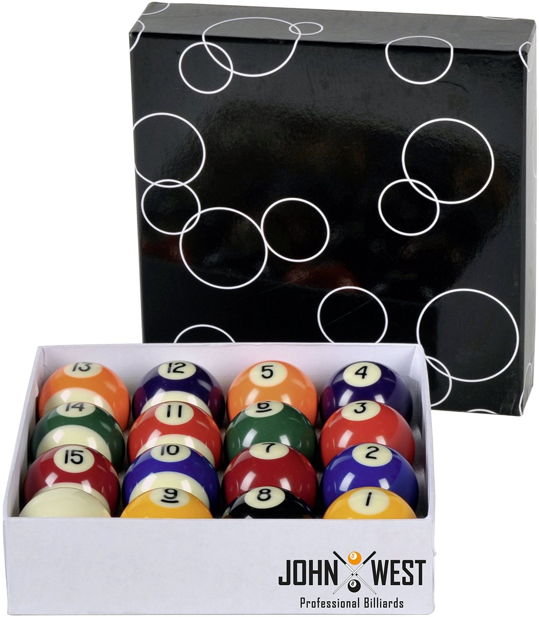 Solidchoice - Set van Pool Biljartballen 38mm