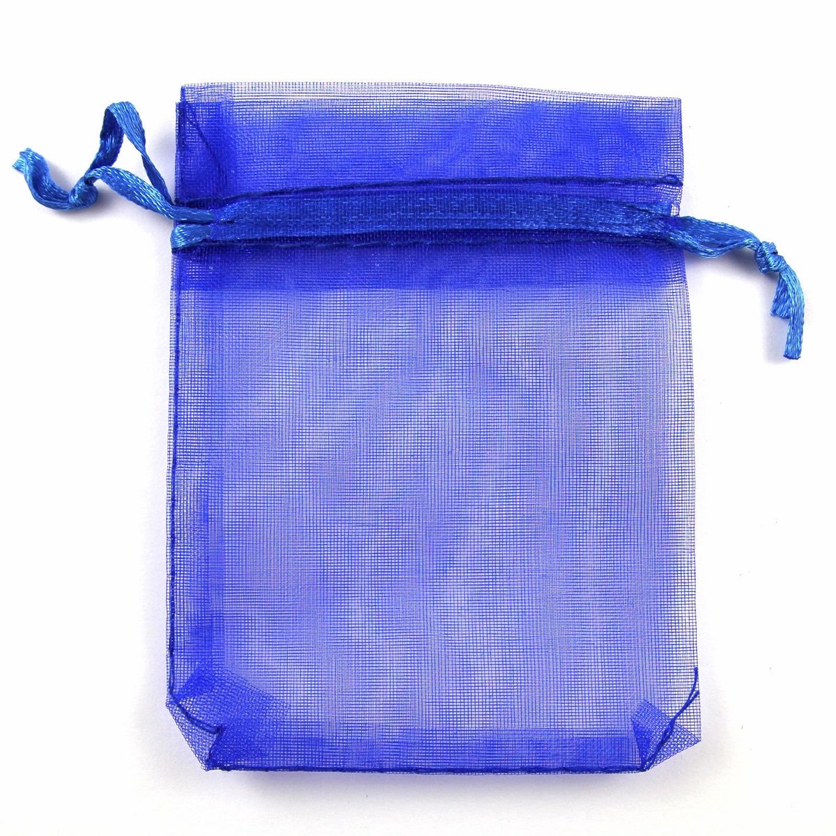 Solidchoice - Gemengde Organza Sieradenzakjes 50 Stuks Blauw