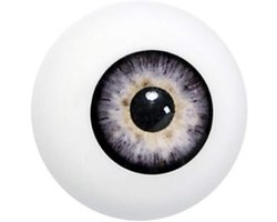 Kunst Oog - Prothese Oog - Speciale Effecten - Individueel Verkocht - 40 x 40 x 3 cm - Grijs