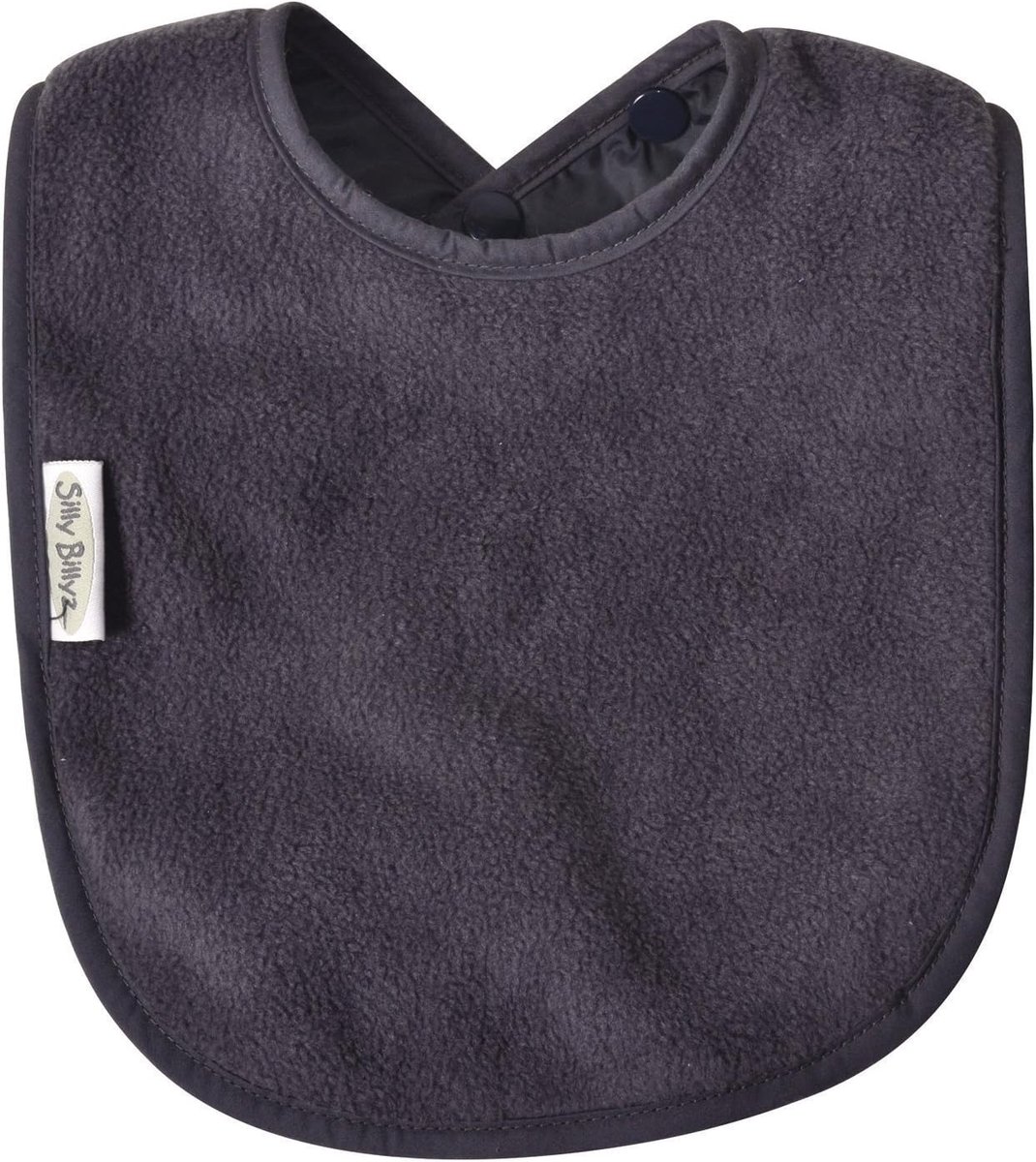 Silly Billyz SIB-102GA Bib, 3-36 Months, Fleece, Grey - ShopVlot