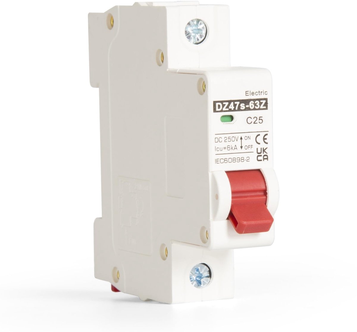 Solidchoice - Mini Zonne-energie Circuitonderbreker voor Overload Bescherming 12V-250V