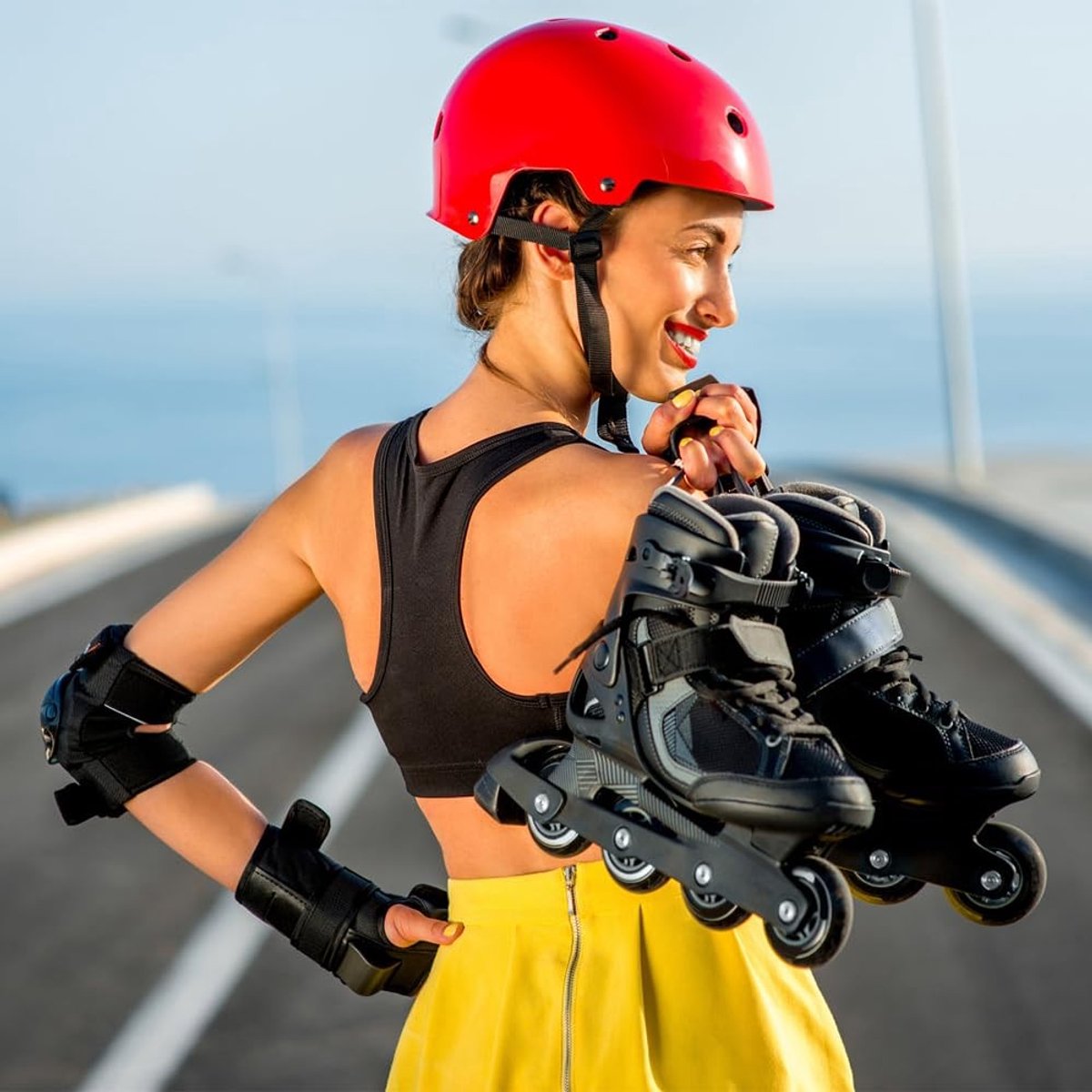Solidchoice - Set van 4 Achterste Remblokken voor Inline Skates