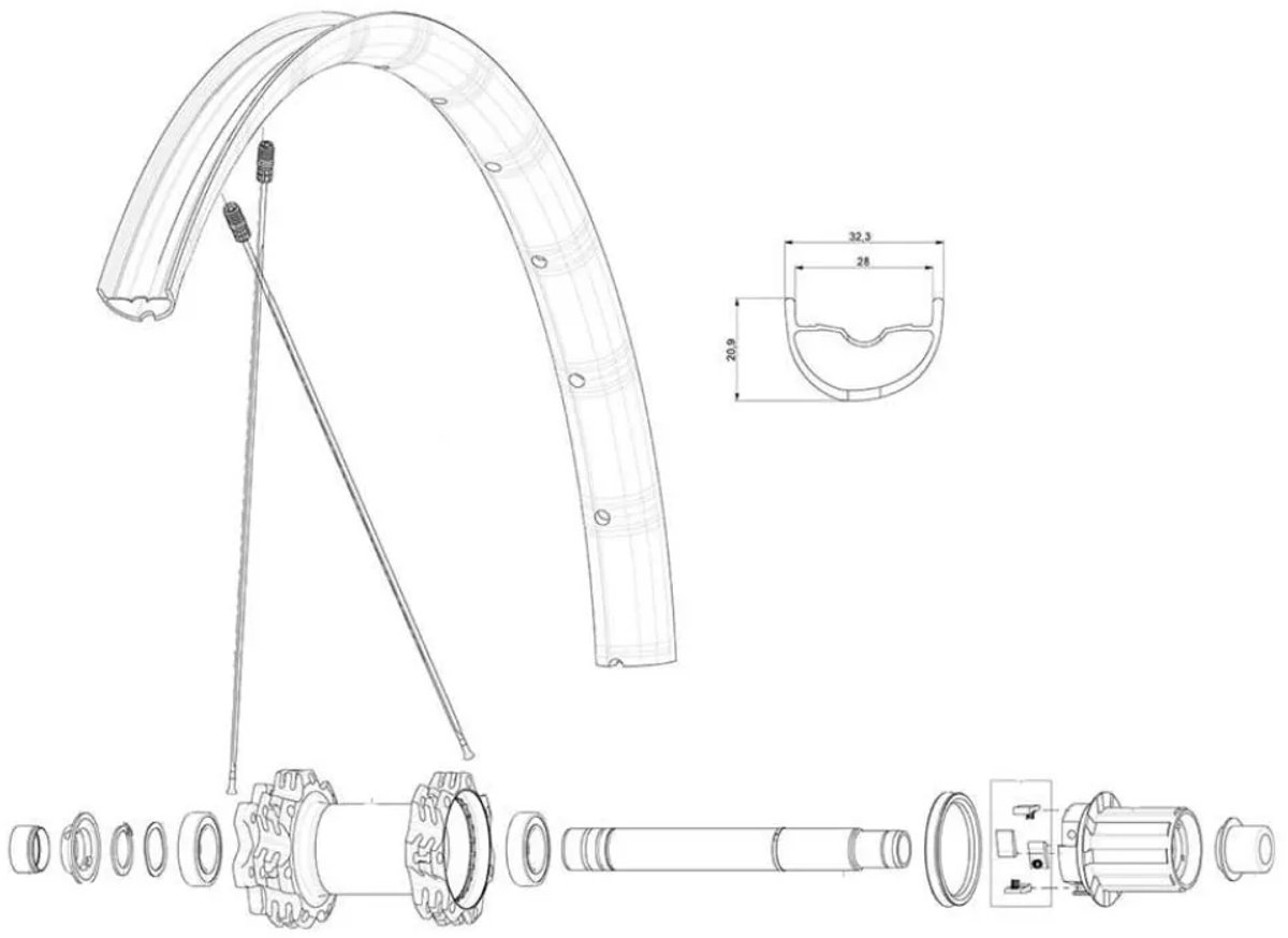 Mavic Its4 Qrm Naafas Zilver 12 x 150/157 mm