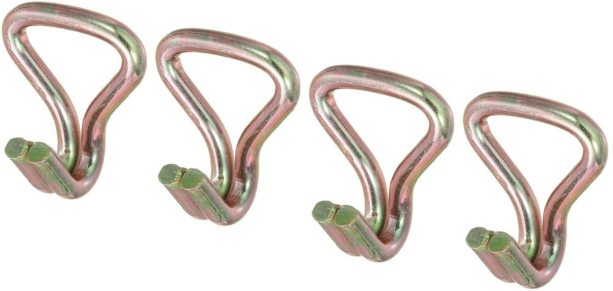 Solidchoice - Sterke Haak voor Dubbele J Ratchet Band (4 stuks)