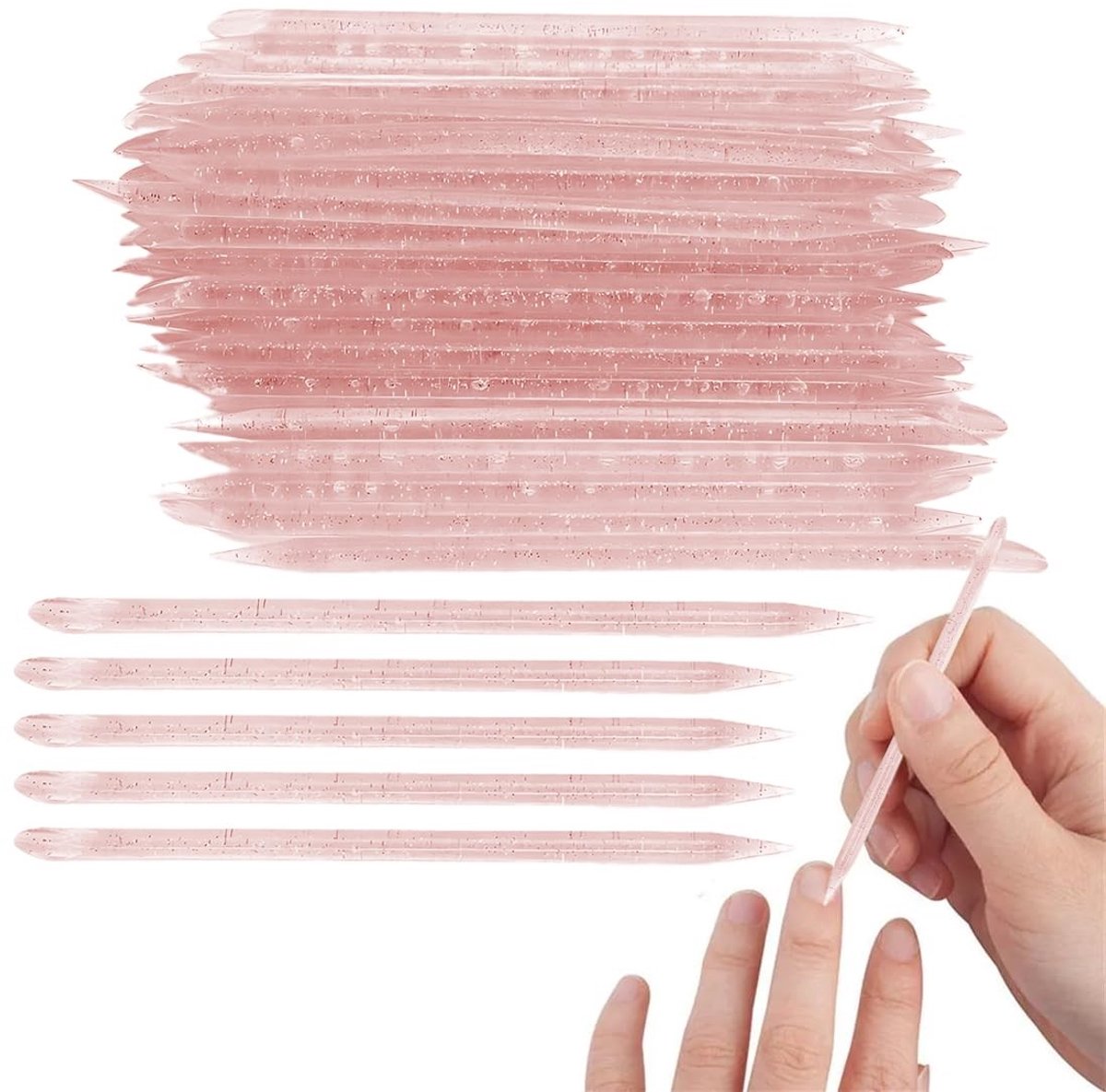 Solidchoice - 100 Stuks Nagelstaafjes voor Manicure en Pedicure