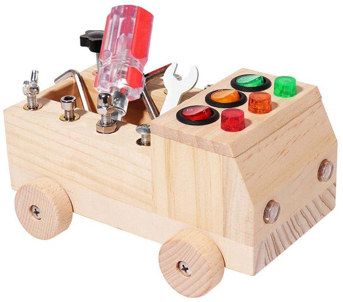 Solidchoice - Montessori Schroevendraaierbord voor Peuters