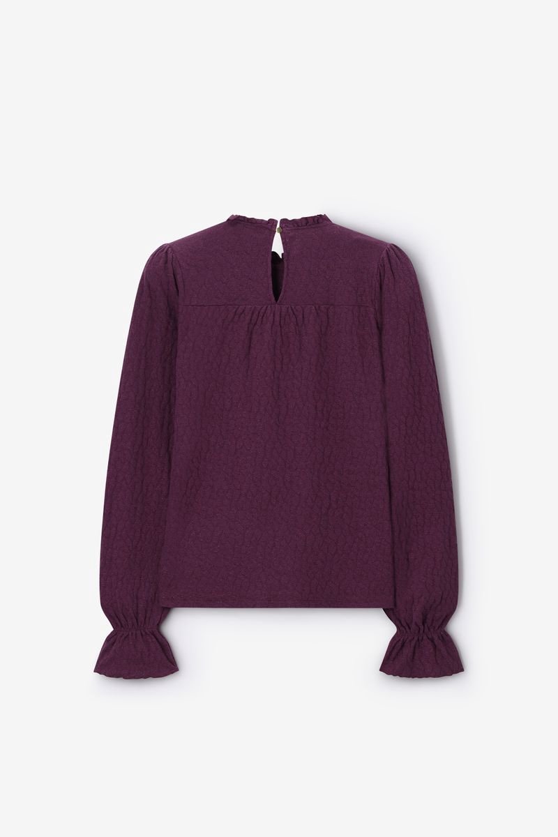 Sissy-Boy - Donkerpaarse top met lurex