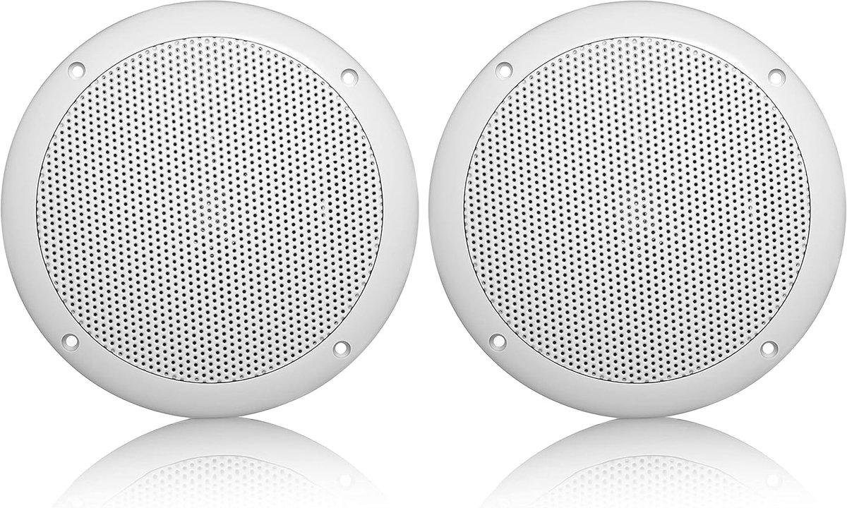Artsound Waterproof MDC64 Built-in Speakers Multimedia Round Waterproof 100W Black - ShopVlot