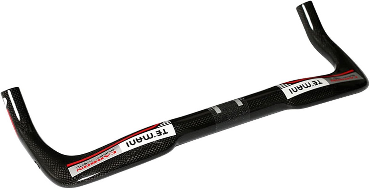 31.8mm Carbon Fiber Handlebar for Road Mountain Bikes Racing Bicycle Handlebar 3K Glossy Lightweight Bars - ShopVlot