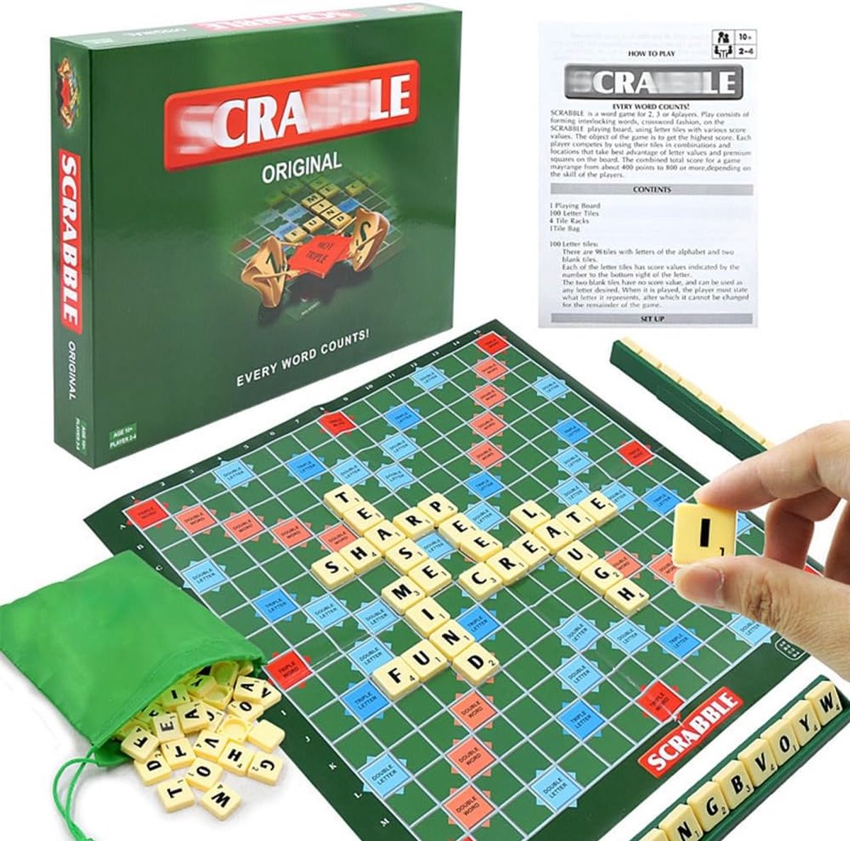 Spelling Playing Card, Alphabet Game, Fun Way to Each Word Count, Board Game, for 2-4 Players, Age 10+ - ShopVlot