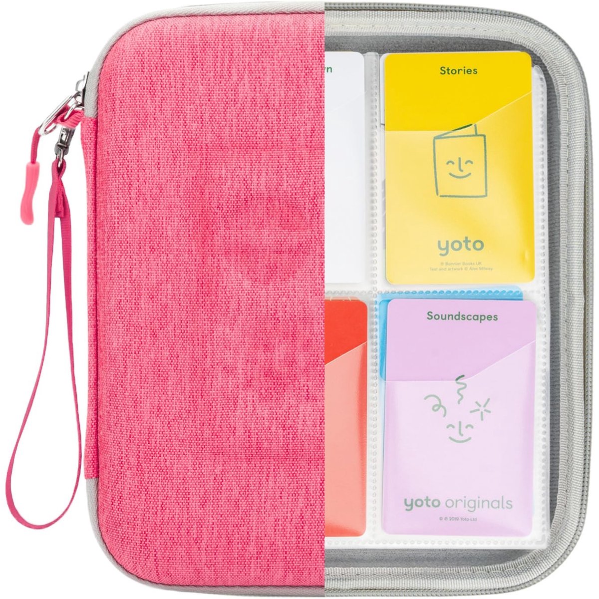 Solidchoice - Cardholder voor Yoto - Tot 88 kaarten met transparante pagina's
