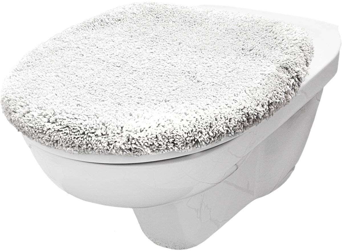 Solidchoice - Zachte Microvezel Wc-dekselhoes voor Optimaal Comfort