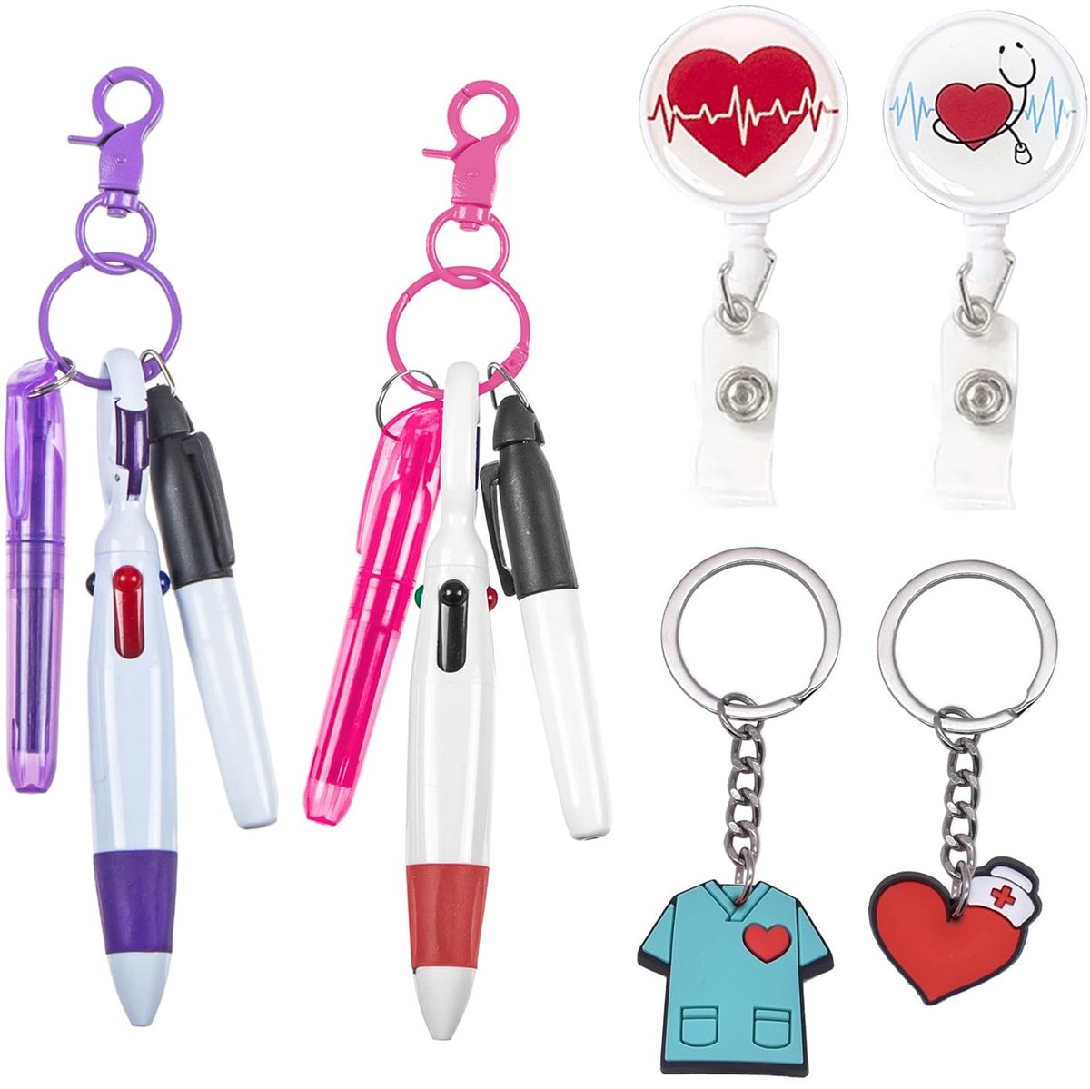 Solidchoice - Mini Marker Set voor Verpleegkundigen, 12 Stuks