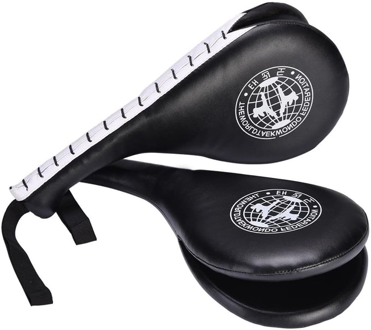1 Pair Taekwondo Double Pad Target Tae Kwon Doing Karate Boxing Training TKD ing Pad Practice Goal Training Double - ShopVlot