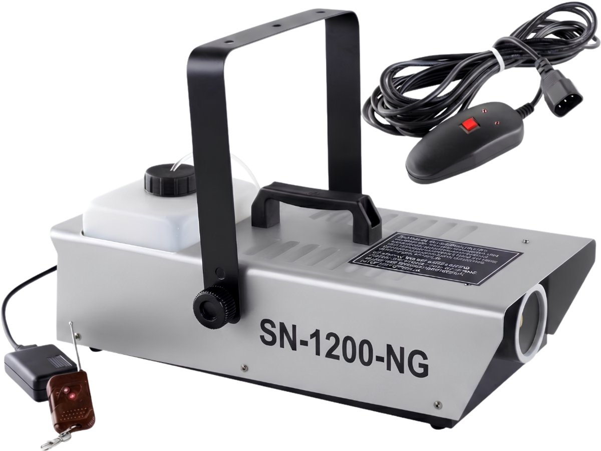 VALI® Rookmachine - Mist Machine - Met Afstandsbediening - Grijs - ‎56cm x 30cm x 25cm