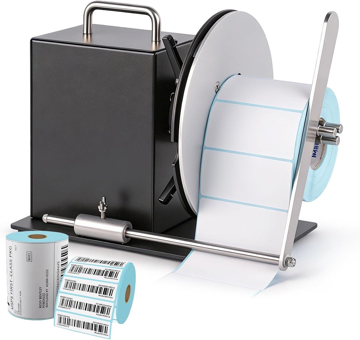 YUCHENGTECH Label Rewinder, Width 100mm, Diameter 185mm, Automatic Label Winder, Two-Way Label Rewinder, 1-3 in Inner - ShopVlot